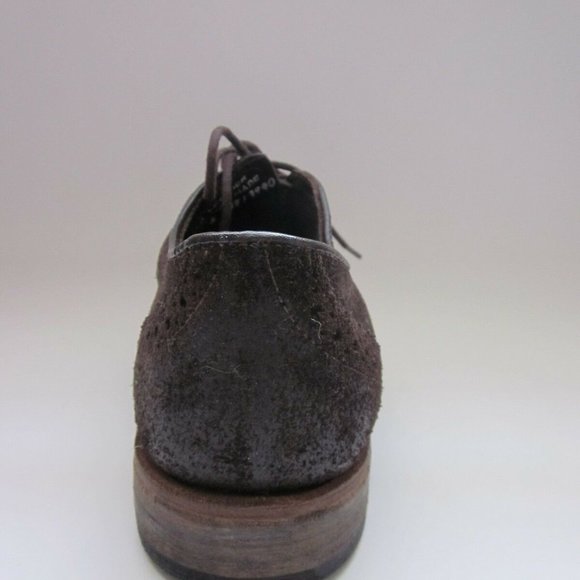 Vintage Langdon New Brogue Chocolate Suede Oxfords main image 4